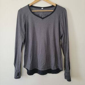 Lululemon Gray Long Sleeve Top